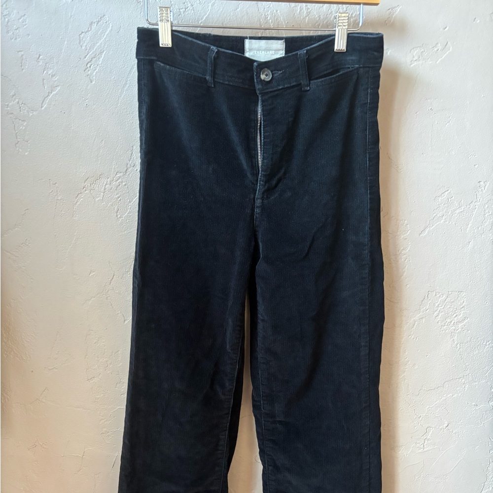 Everlane Black Corduroy wide leg Pant